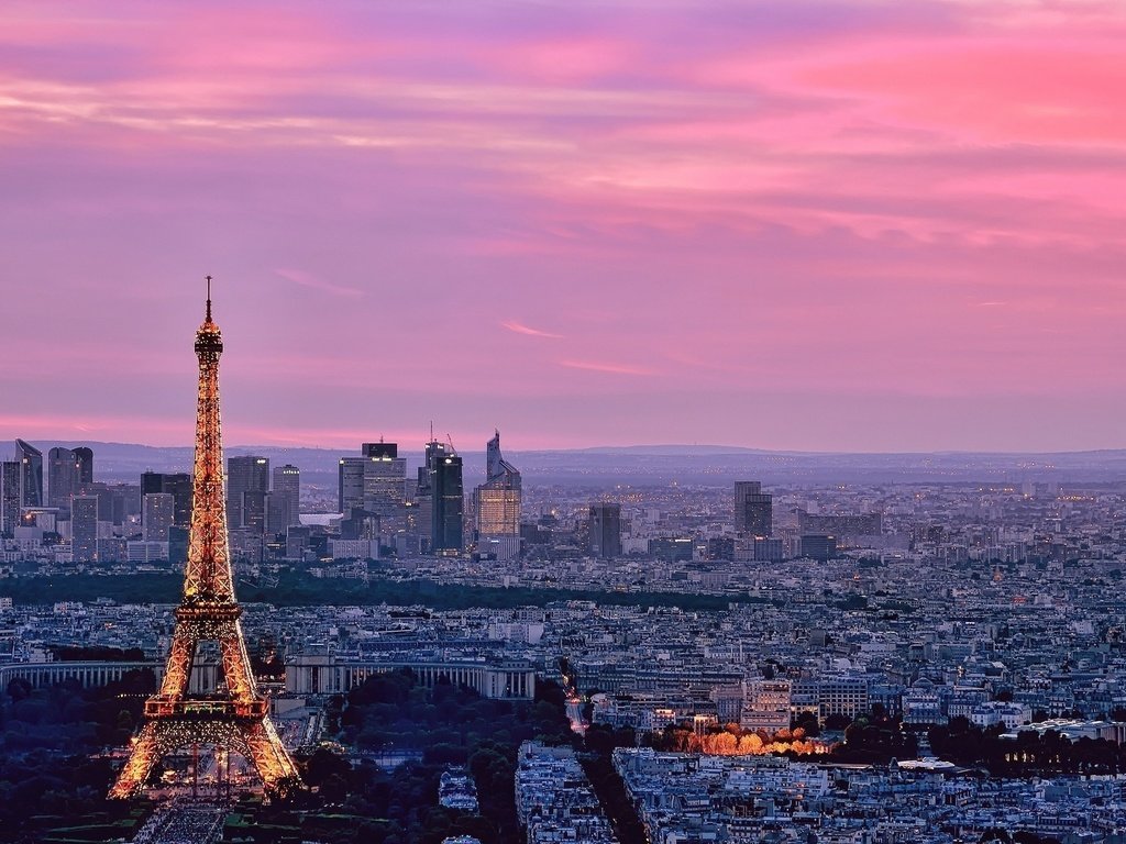 Обои небо, горизонт, город, париж, франция, эйфелева башня, the sky, horizon, the city, paris, france, eiffel tower разрешение 2048x1217 Загрузить