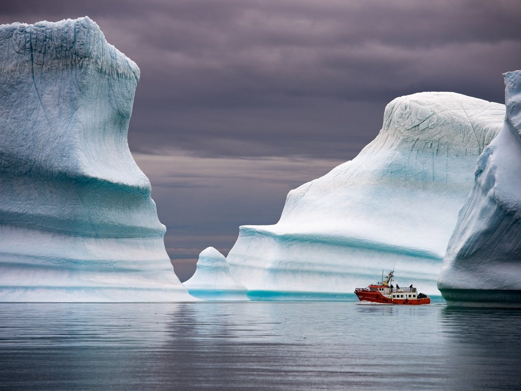 Обои море, корабль, айсберг, гренландия, sea, ship, iceberg, greenland разрешение 2048x1363 Загрузить