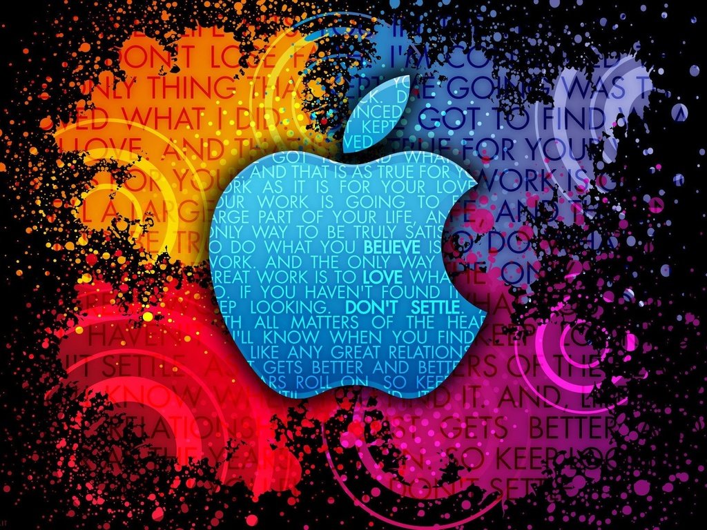 Обои фон, краски, пятна, логотип, мак, яблоко, бренд, фразы, background, paint, spot, logo, mac, apple, brand, phrase разрешение 1920x1200 Загрузить