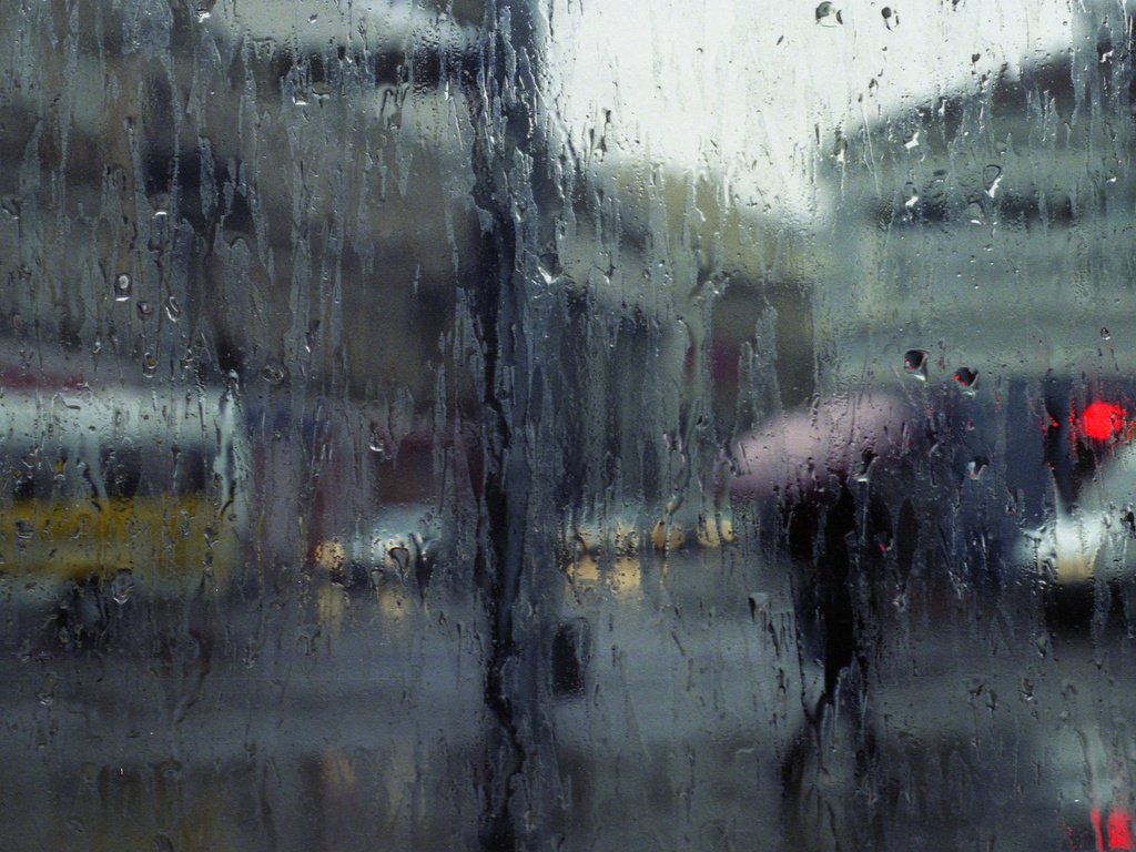 Обои город, дождь, стекло, the city, rain, glass разрешение 2880x1800 Загрузить