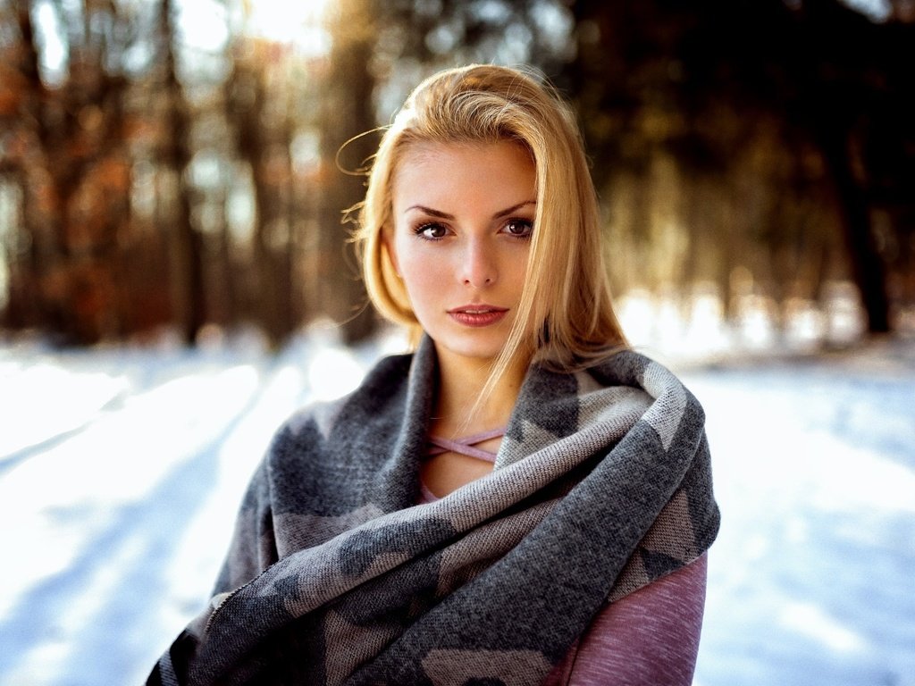 Обои зима, девушка, блондинка, портрет, взгляд, лицо, миро hofmann, winter, girl, blonde, portrait, look, face, miro hofmann разрешение 2048x1367 Загрузить