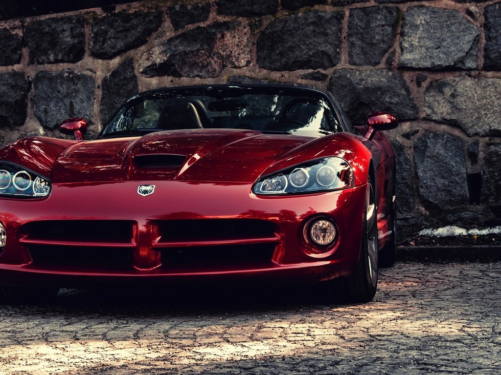 Обои камни, стенка, парковка, додж, вайпер, stones, wall, parking, dodge, viper разрешение 1920x1080 Загрузить