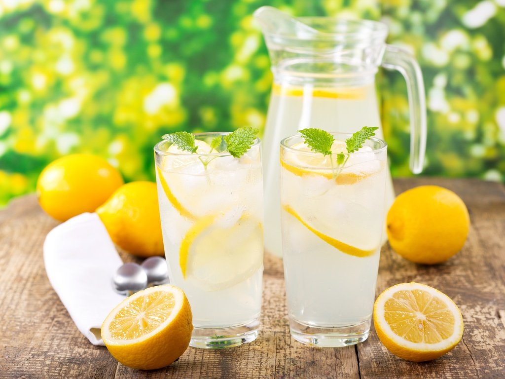 Обои мята, напиток, лёд, стаканы, кувшин, лимоны, лимонад, mint, drink, ice, glasses, pitcher, lemons, lemonade разрешение 4800x3860 Загрузить