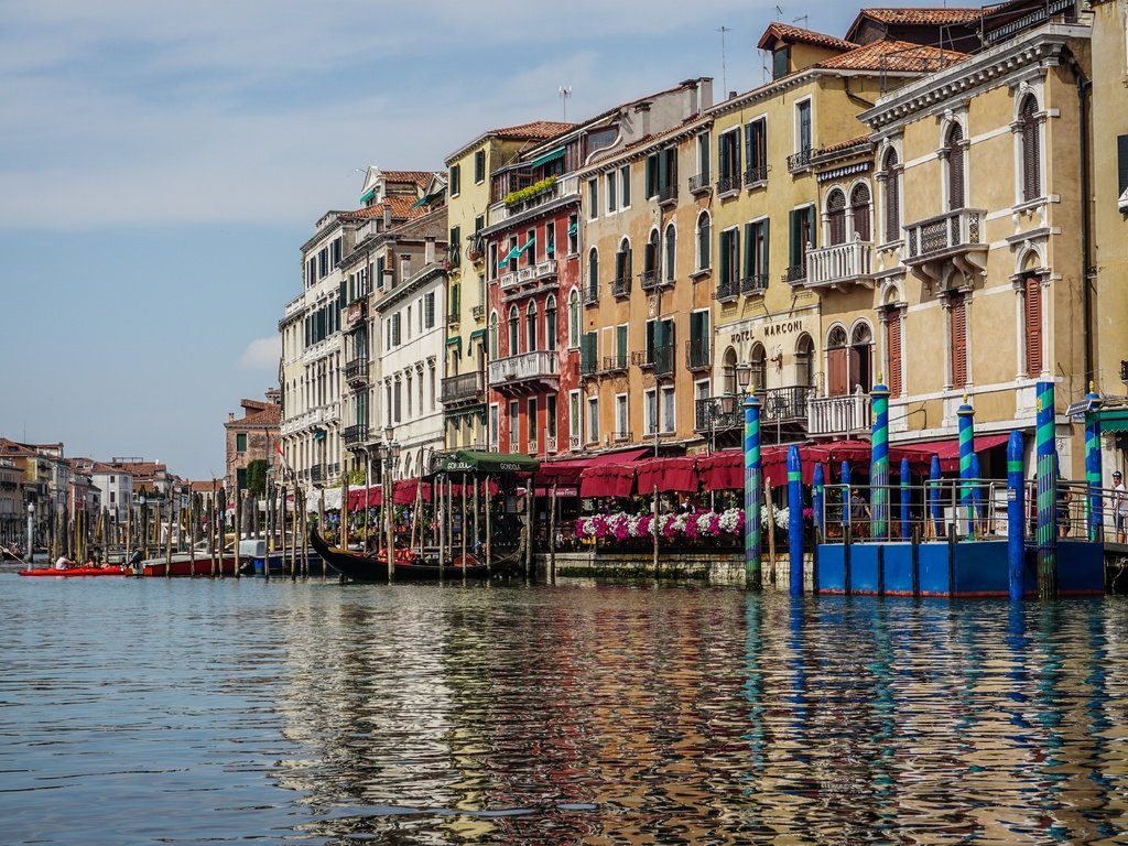 Обои вода, венеция, канал, италия, гранд-канал, water, venice, channel, italy, the grand canal разрешение 6000x4000 Загрузить