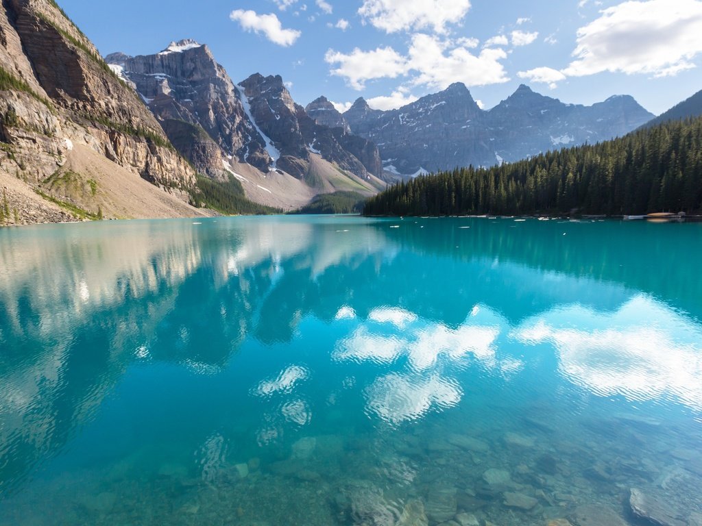 Обои озеро, горы, природа, отражение, lake, mountains, nature, reflection разрешение 2880x1800 Загрузить