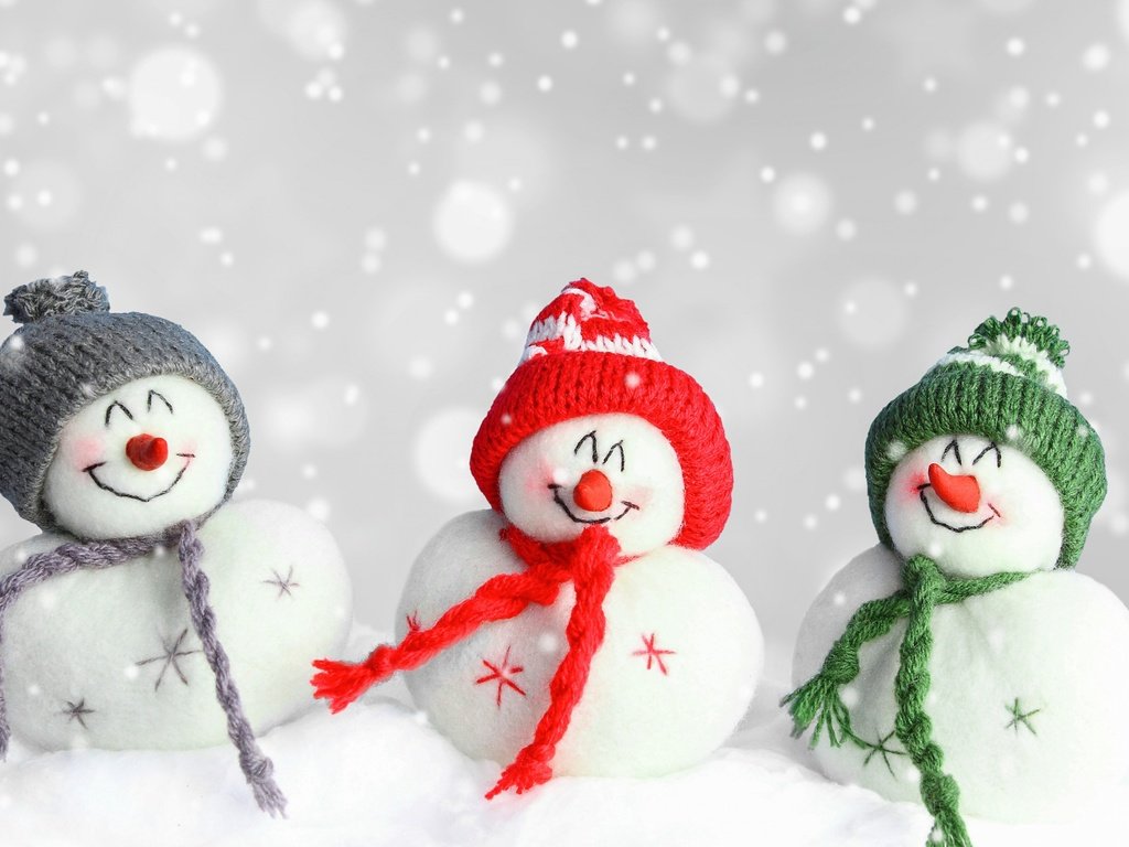 Обои зима, фигурки, снеговики, winter, figures, snowmen разрешение 2880x1800 Загрузить