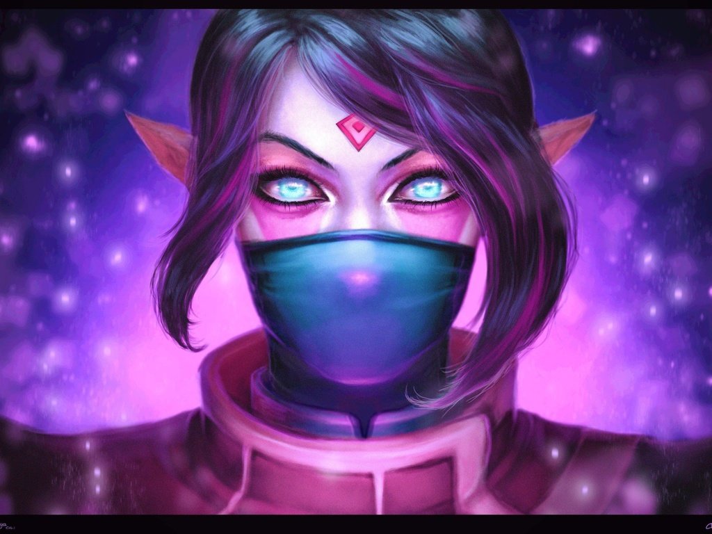 Обои арт, маска, взгляд, лицо, artwork, дота 2, lanaya, templar assassin, ланая, art, mask, look, face, dota 2, lana разрешение 2560x1810 Загрузить