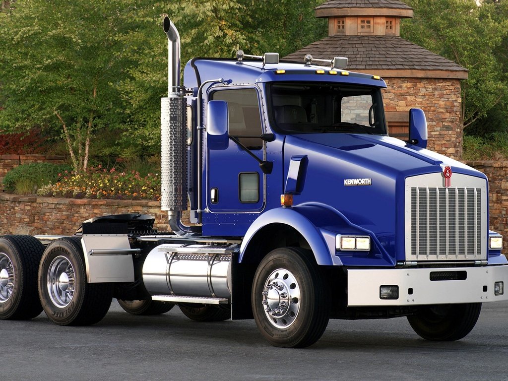 Обои синий, грузовик, kenworth, blue, truck разрешение 2560x1440 Загрузить