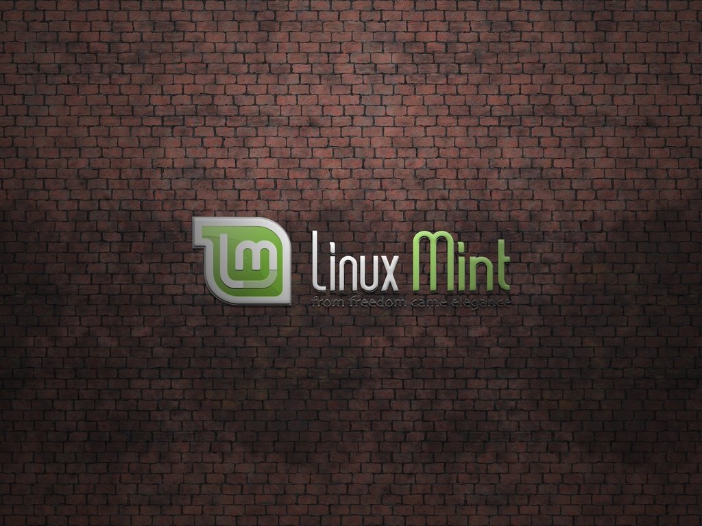 Обои фон, стена, логотип, компьютеры, линукс, линукс минт, background, wall, logo, computers, linux, linux mint разрешение 2560x1600 Загрузить