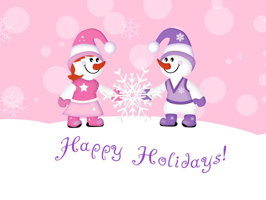 Обои рисунок, новый год, фон, праздник, рождество, снеговики, снежинка, figure, new year, background, holiday, christmas, snowmen, snowflake разрешение 1920x1200 Загрузить