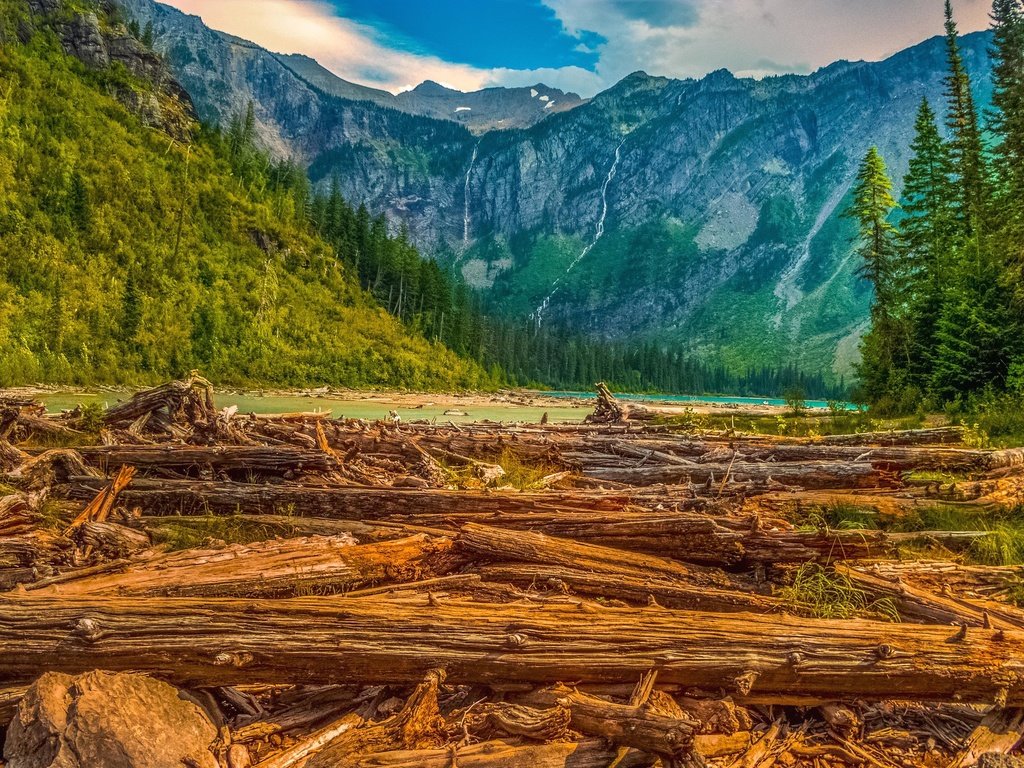 Обои сша, монтана, национальный парк глейшер, glacier national park headquarters, usa, montana, glacier national park разрешение 2048x1403 Загрузить