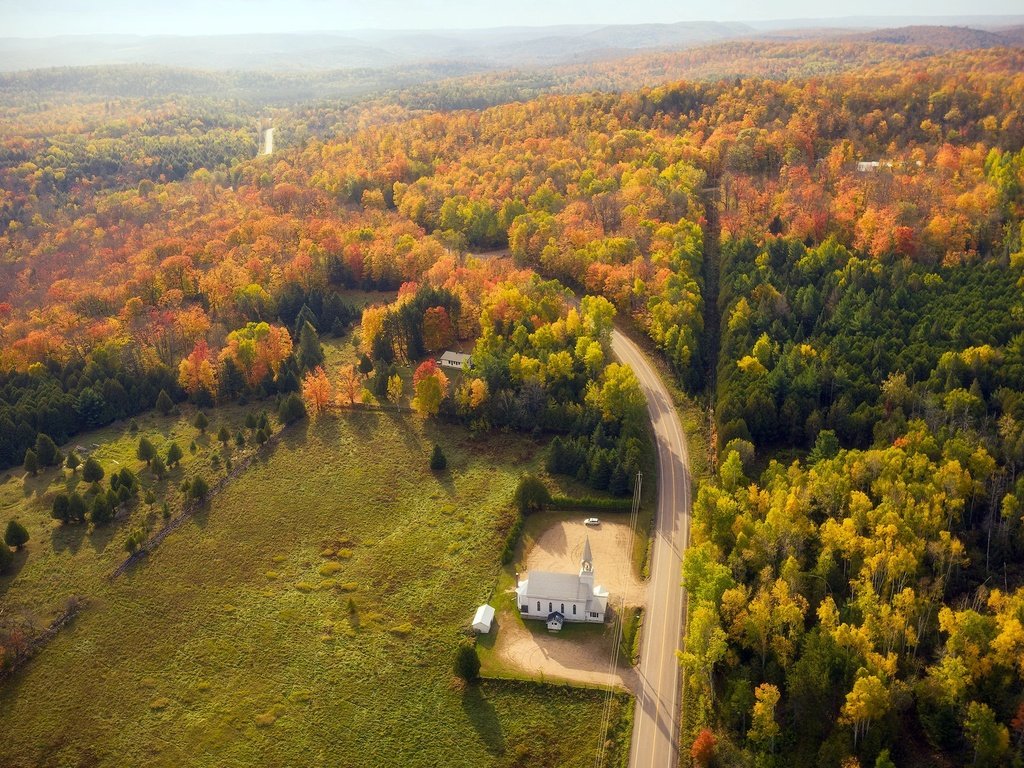 Обои лес, храм, осень, forest, temple, autumn разрешение 2048x1300 Загрузить