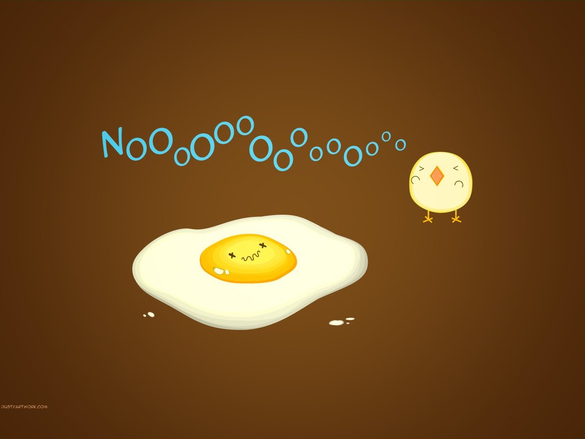 Обои цыплёнок, яйцо, nooo, chicken, egg разрешение 1920x1200 Загрузить