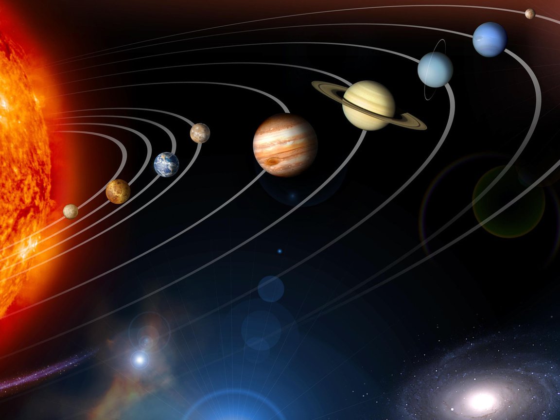 Обои солнце, космос, планета, планеты, орбита, пространство, система, космическая, orbita, на солнце, the sun, space, planet, orbit, system разрешение 2560x1600 Загрузить