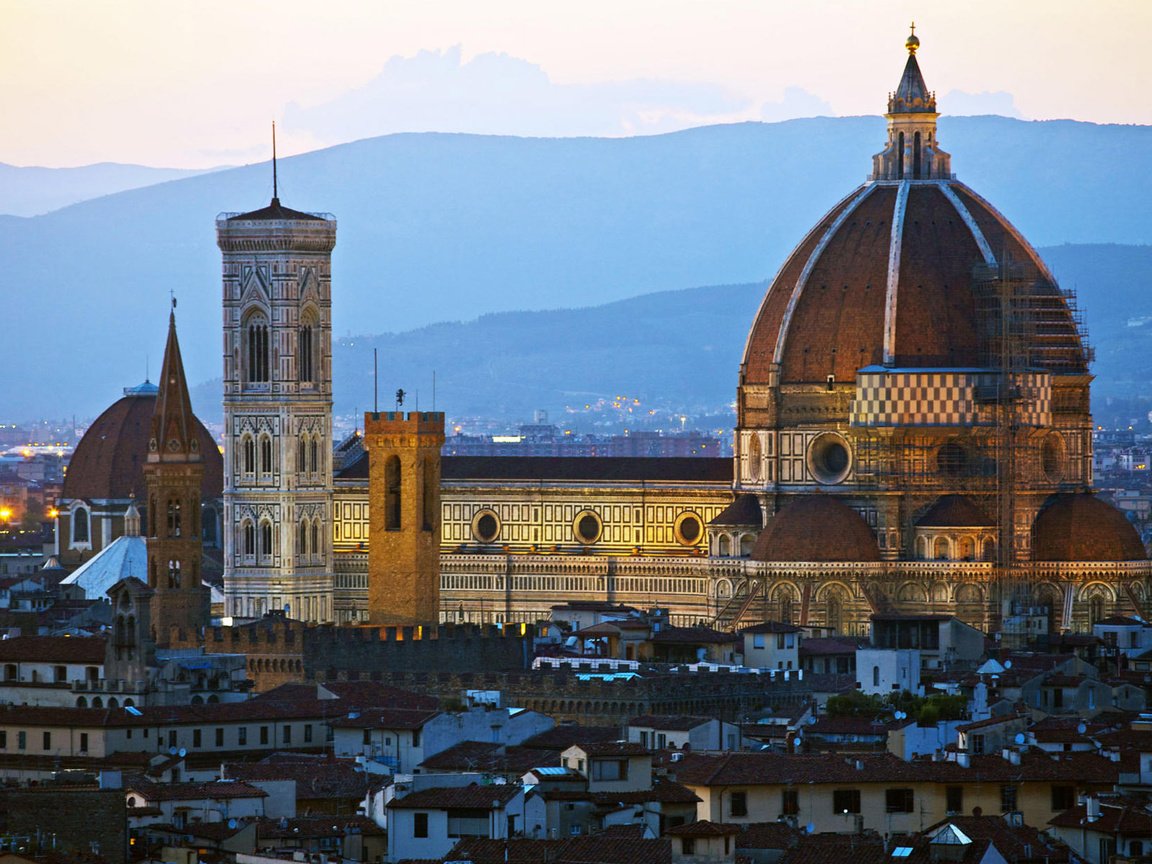 Обои собор, дома, италия, флоренция, санта мария дель фьоре, cathedral, home, italy, florence, santa maria del fiore разрешение 1920x1200 Загрузить