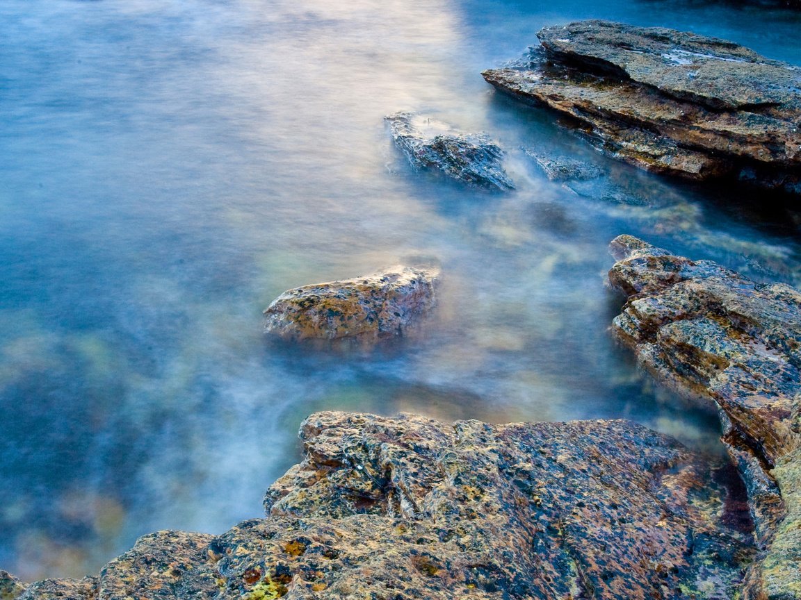 Обои вода, камни, берег, water, stones, shore разрешение 1920x1200 Загрузить