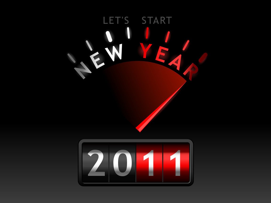 Обои let's start, год, 2011 год, новая, year, 2011, new разрешение 1920x1200 Загрузить