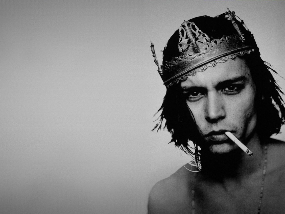 Обои актёр, серый, джонни депп, корона, actor, grey, johnny depp, crown разрешение 2560x1600 Загрузить