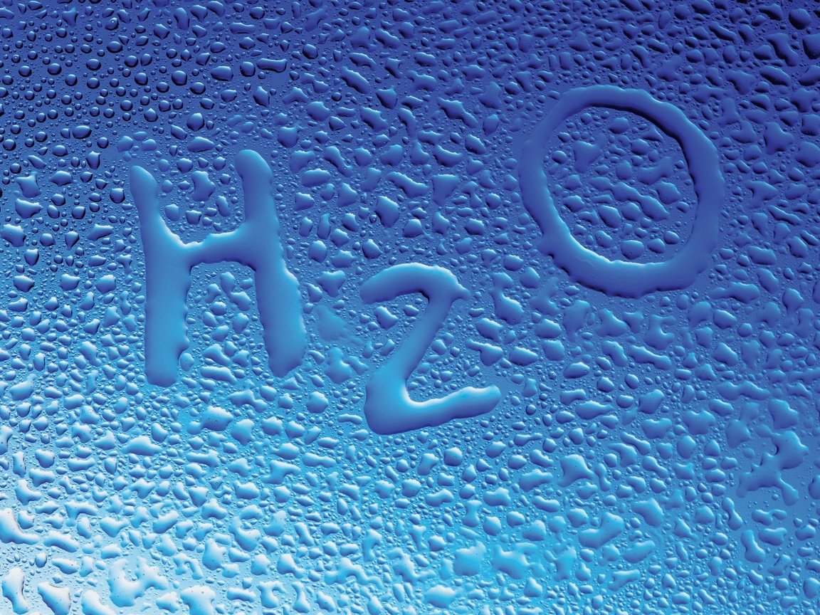 Обои вода, капли, стекло, формула, water, drops, glass, formula разрешение 2560x1600 Загрузить