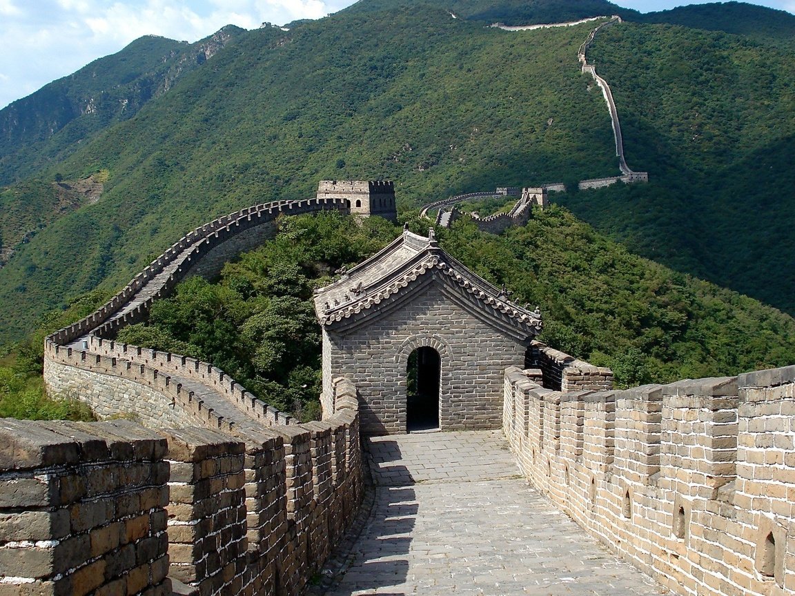 Обои стена, великая, китайская, wall, great, chinese разрешение 1920x1200 Загрузить