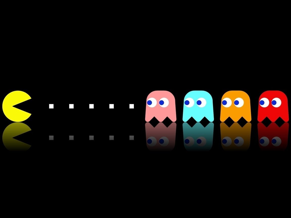 Обои фон, игра, pac man, background, the game разрешение 1920x1200 Загрузить