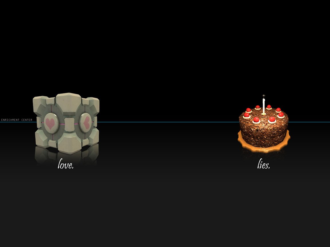 Обои свечка, куб, portal, тортик, candle, cube, cake разрешение 2560x1600 Загрузить