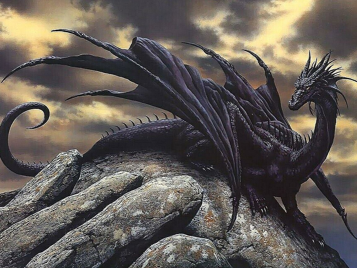 Обои дракон, фэнтези, dragon, fantasy разрешение 1920x1200 Загрузить