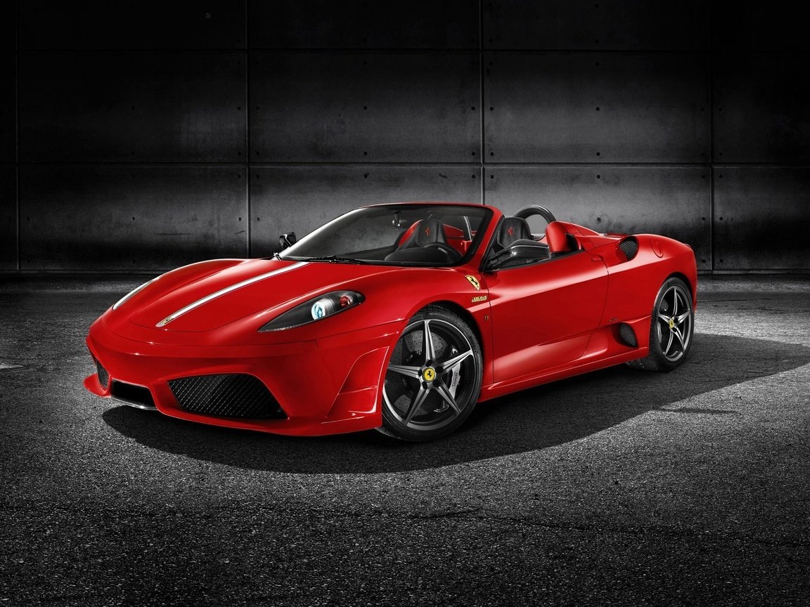 Обои красный, спорткар, ferrari f430, scuderia-spider, red, sports car разрешение 1920x1200 Загрузить