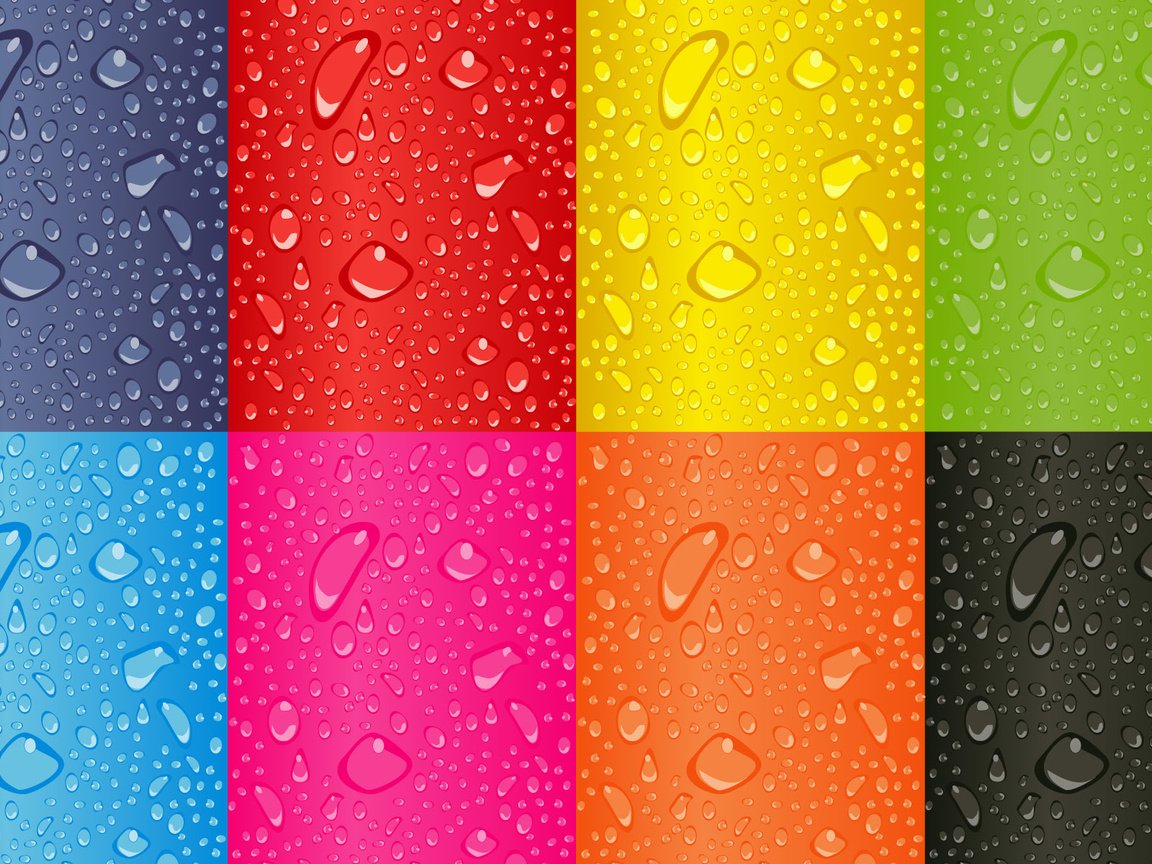 Обои вода, текстура, капли, цвет, квадраты, water, texture, drops, color, squares разрешение 1920x1200 Загрузить