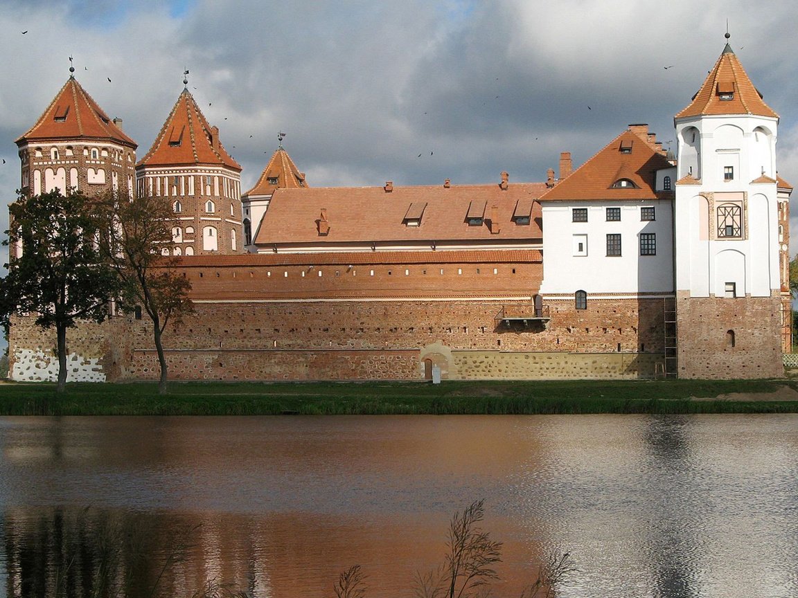 Обои вода, замок, water, castle разрешение 1920x1200 Загрузить