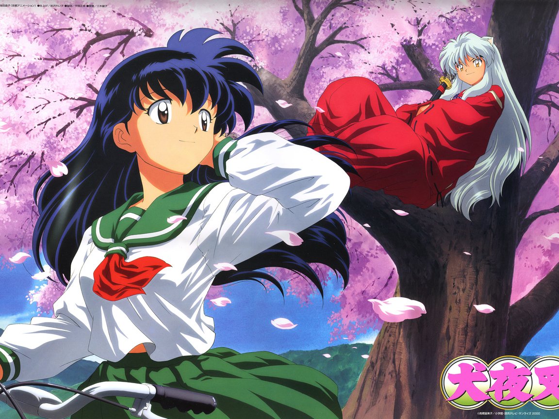 Обои inuyasha, higurashi kagome разрешение 2500x1777 Загрузить