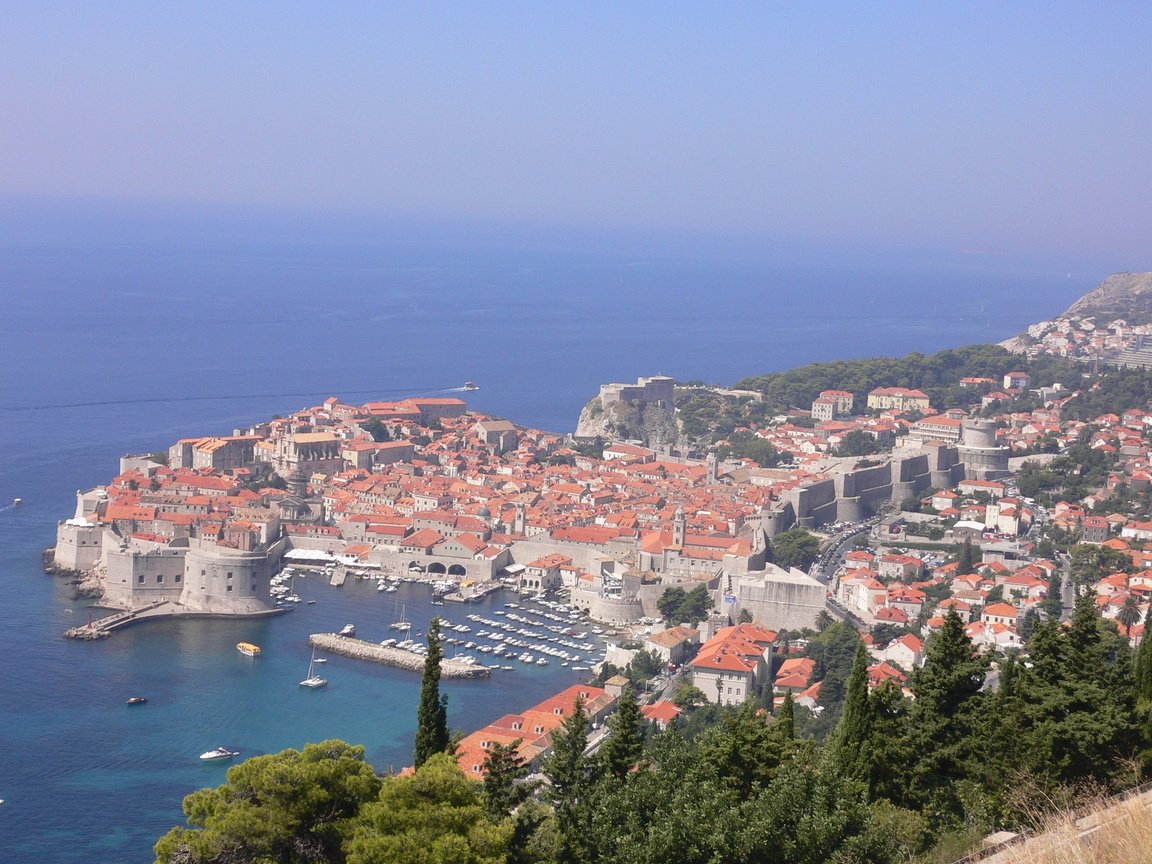 Обои море, вид сверху, город, хорватия, дубровник, sea, the view from the top, the city, croatia, dubrovnik разрешение 2560x1920 Загрузить