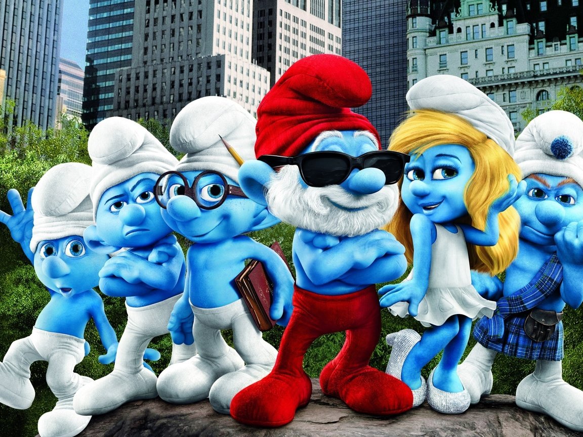 Обои мультик, смурфики, смурфетта, cartoon, the smurfs, smurfette разрешение 2560x1600 Загрузить