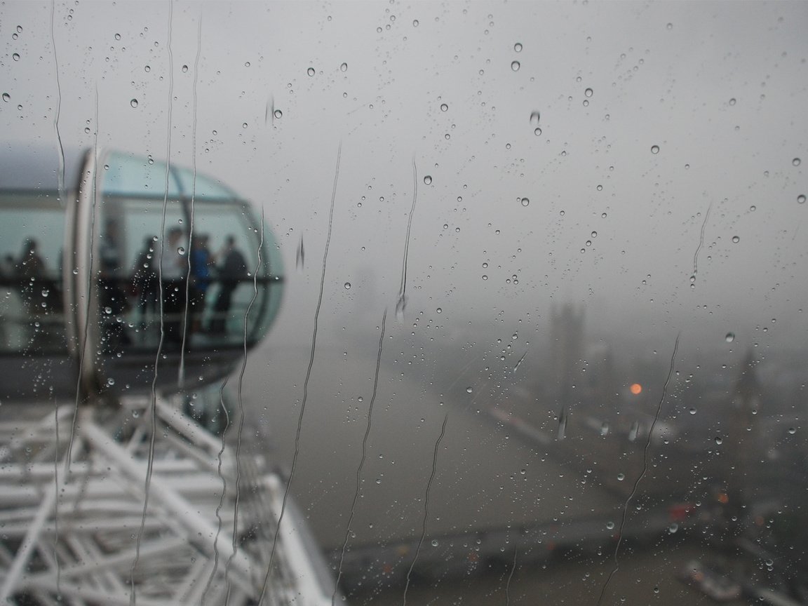 Обои лондон, город, дождь, аттракцион, london, the city, rain, attraction разрешение 1920x1200 Загрузить