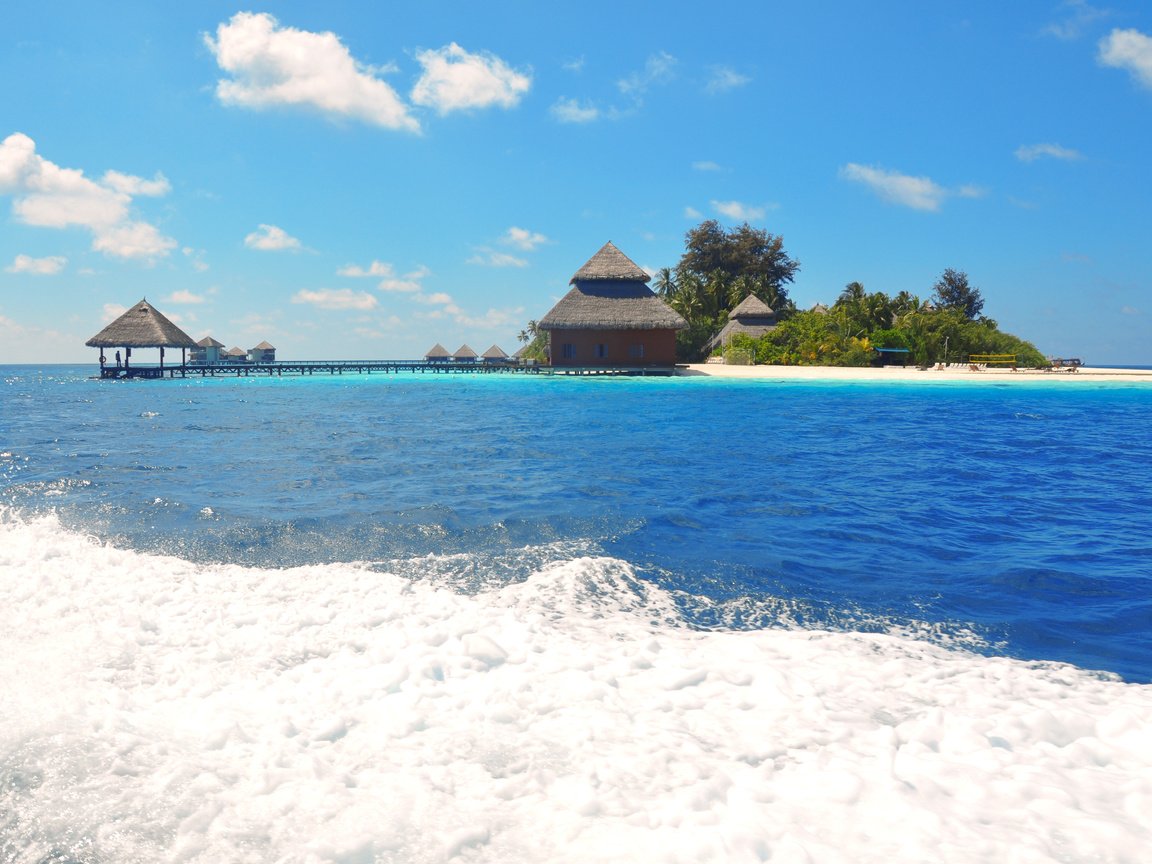 Обои пляж, остров, тропики, мальдивы, beach, island, tropics, the maldives разрешение 4260x2815 Загрузить