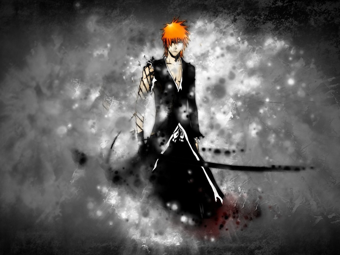 Обои меч, блич, ichigo, mech, blich, ичиго, bankai, sword, bleach разрешение 2560x1440 Загрузить