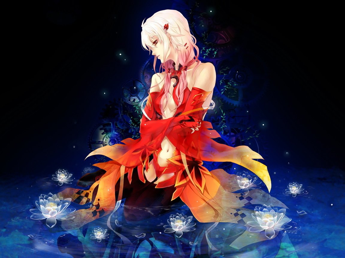 Обои inori, korona greshnika, guilty crown разрешение 2100x1397 Загрузить