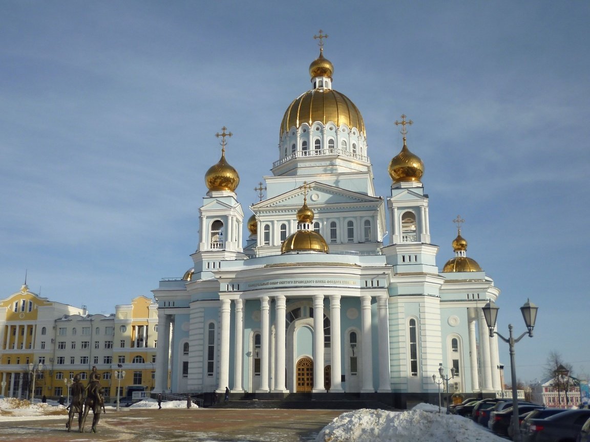 Обои cathedral of st. theodore ushakov. разрешение 1920x1080 Загрузить