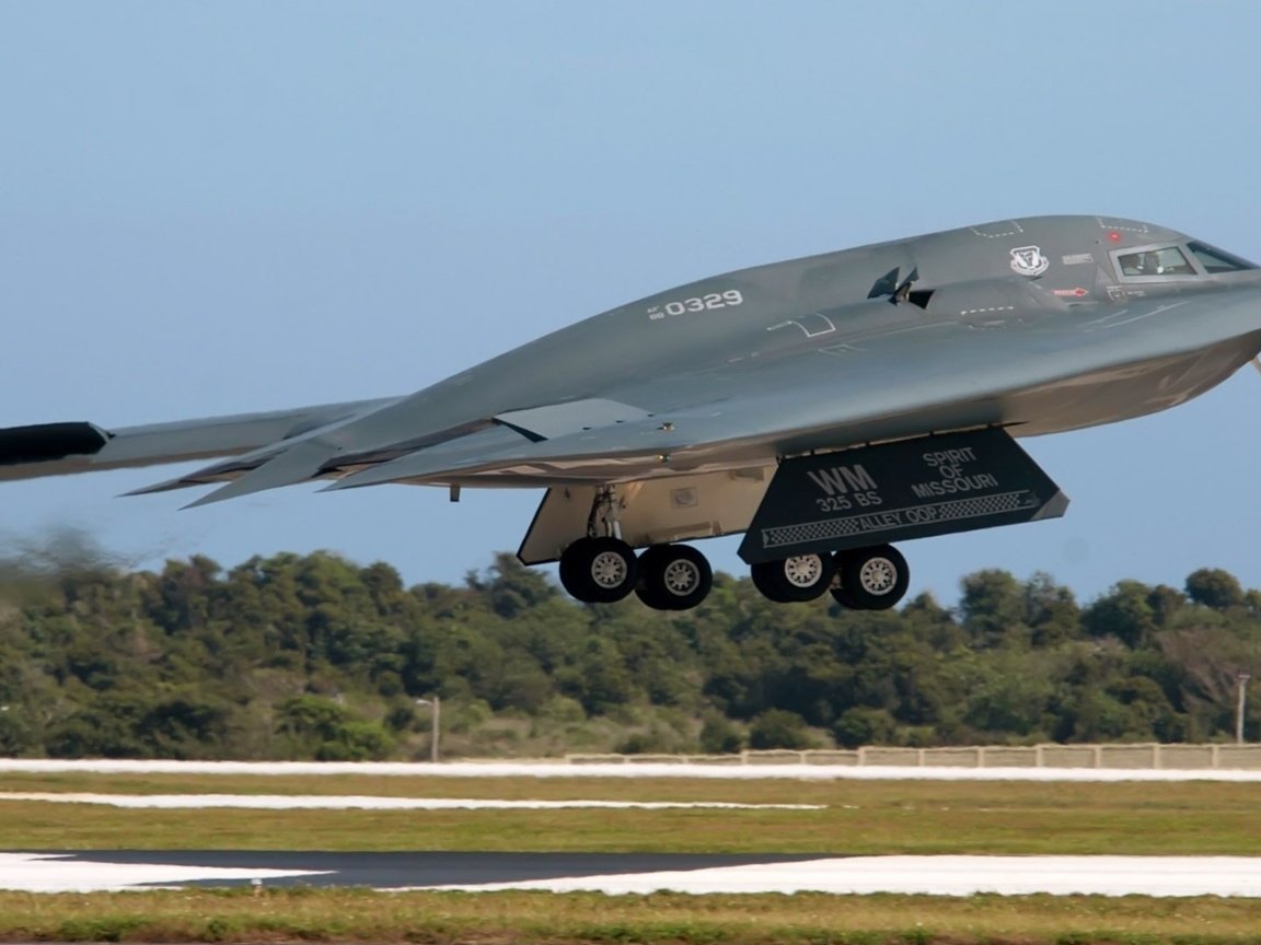 Обои b 2 spirit bomber us airforce разрешение 1920x1080 Загрузить