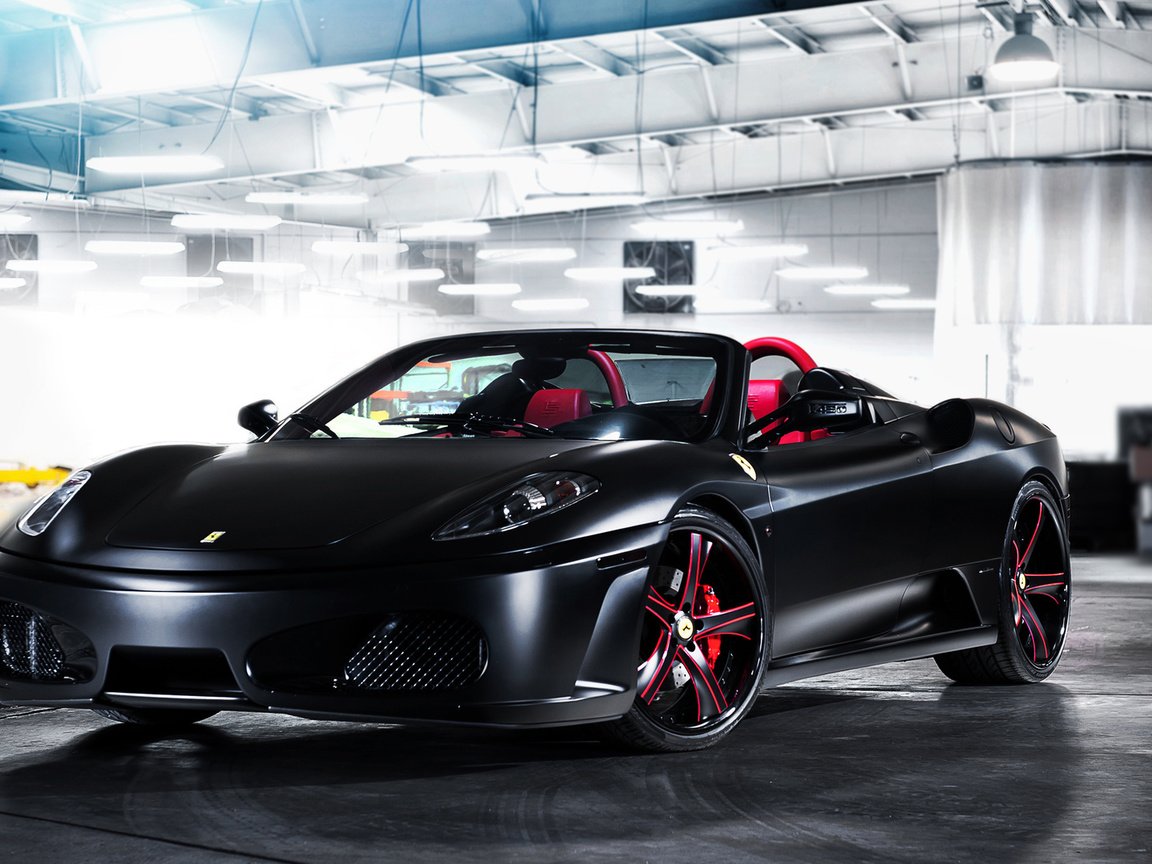 Обои гараж, тюнинг, суперкар, ferrari f430 spider, garage, tuning, supercar разрешение 1920x1080 Загрузить