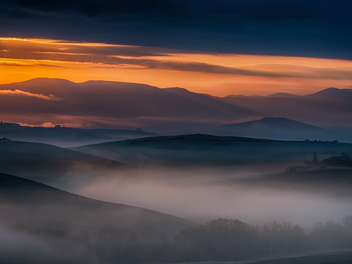 Обои природа, пейзаж, near san quirico - tuscany, nature, landscape, near san quirico in tuscany разрешение 2560x1600 Загрузить