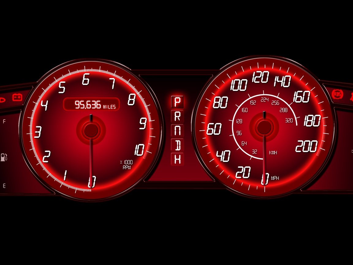 Обои спидометр спортивной машины, speedometer sports car разрешение 2560x1600 Загрузить