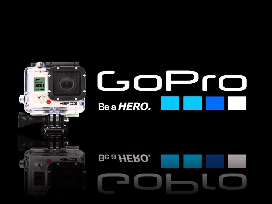 Обои gopro - будь героем, gopro - be a hero разрешение 1920x1080 Загрузить