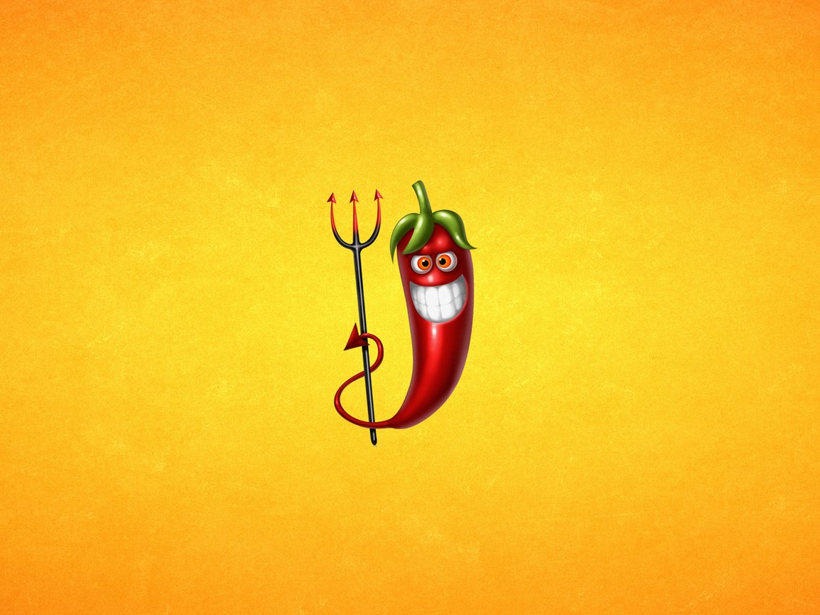 Обои улыбка, красный, зубы, перец, трезубец, smile, red, teeth, pepper, trident разрешение 1920x1200 Загрузить