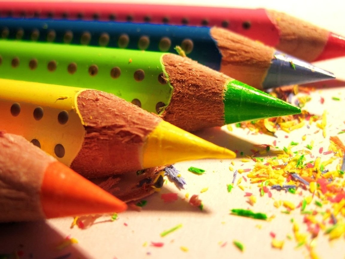 Обои желтый, цветные карандаши, зелёный, синий, разноцветные, карандаши, красный, оранжевый, цветные, yellow, colored pencils, green, blue, colorful, pencils, red, orange, colored разрешение 1920x1200 Загрузить