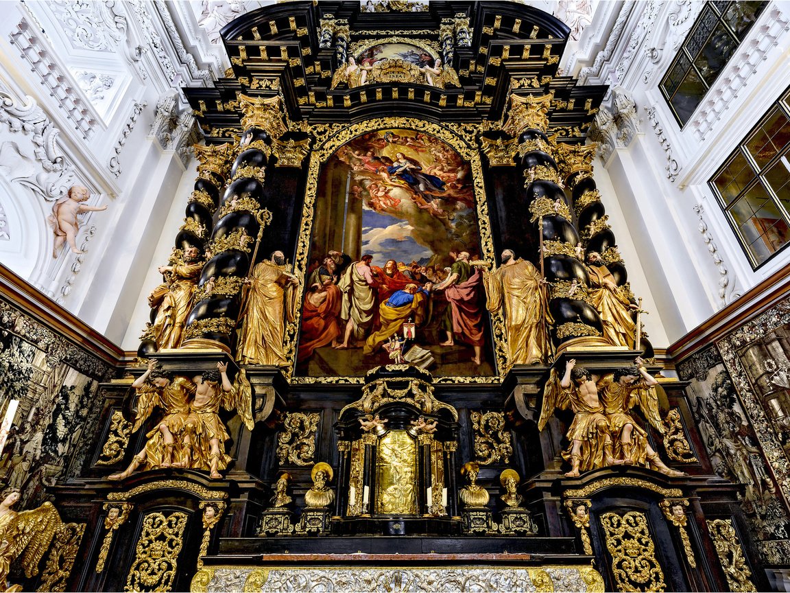 Обои собор, австрия, церковь, монастырь, религия, гарстен, cathedral, austria, church, the monastery, religion, garsten разрешение 2048x1152 Загрузить