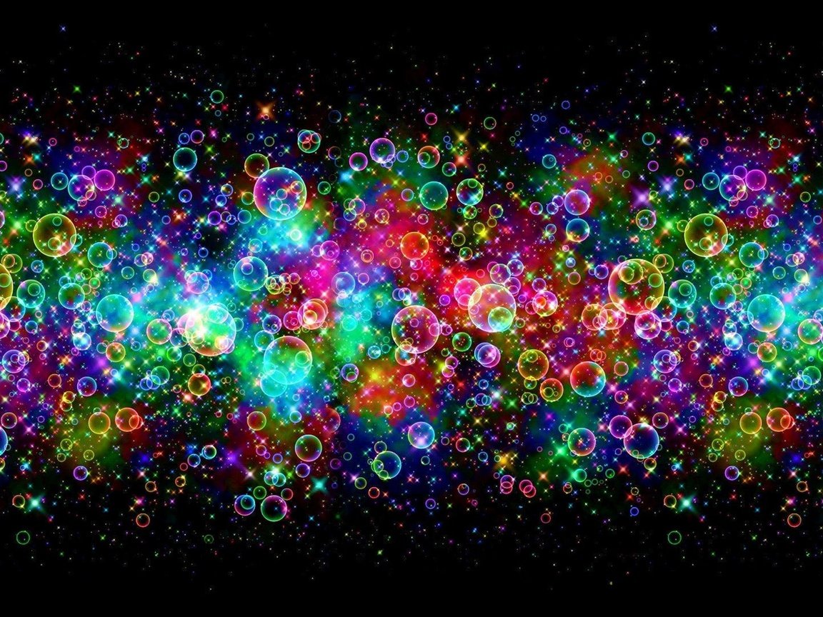 Обои арт, абстракция, фон, разноцветные, цвет, пузыри, круги, яркие, art, abstraction, background, colorful, color, bubbles, circles, bright разрешение 1920x1200 Загрузить