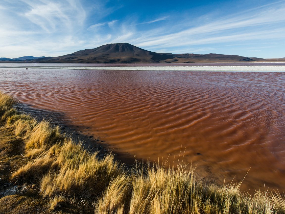 Обои пейзаж, боливия, лагуна колорада, landscape, bolivia, laguna colorada разрешение 2048x1367 Загрузить