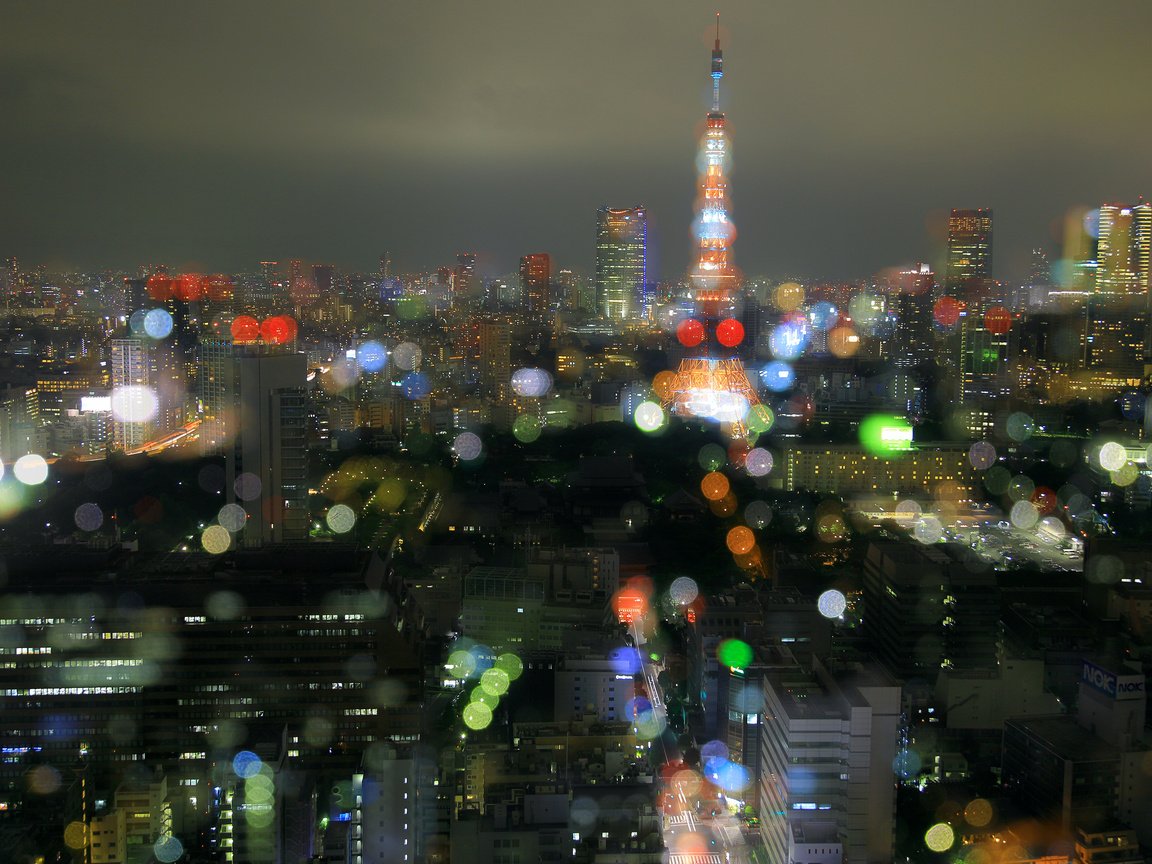 Обои ночь, огни, город, япония, токио, night, lights, the city, japan, tokyo разрешение 2880x1800 Загрузить