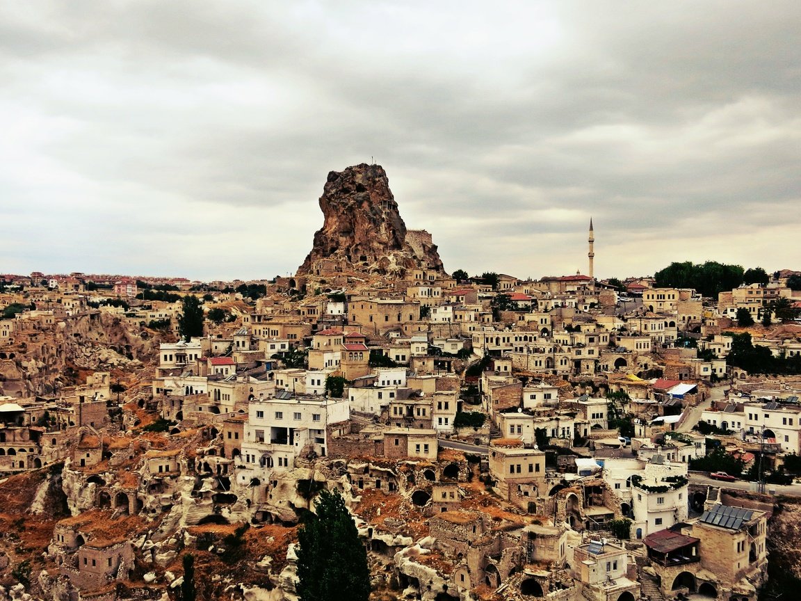 Обои башня, турция, каппадокия, индейка, cappadokia, ortahisar castle, ортахисар, tower, turkey, cappadocia, ortahisar разрешение 4000x2875 Загрузить